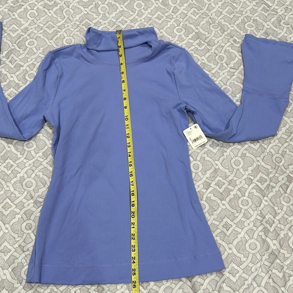 Free People - Ribbed Fitted Turtle Neck with Bell Sleeves - Picture 4 of 12